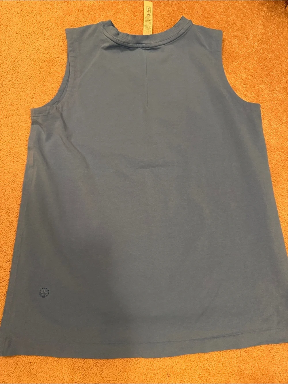 lululemon athletica Teal Blue Muscle Tank